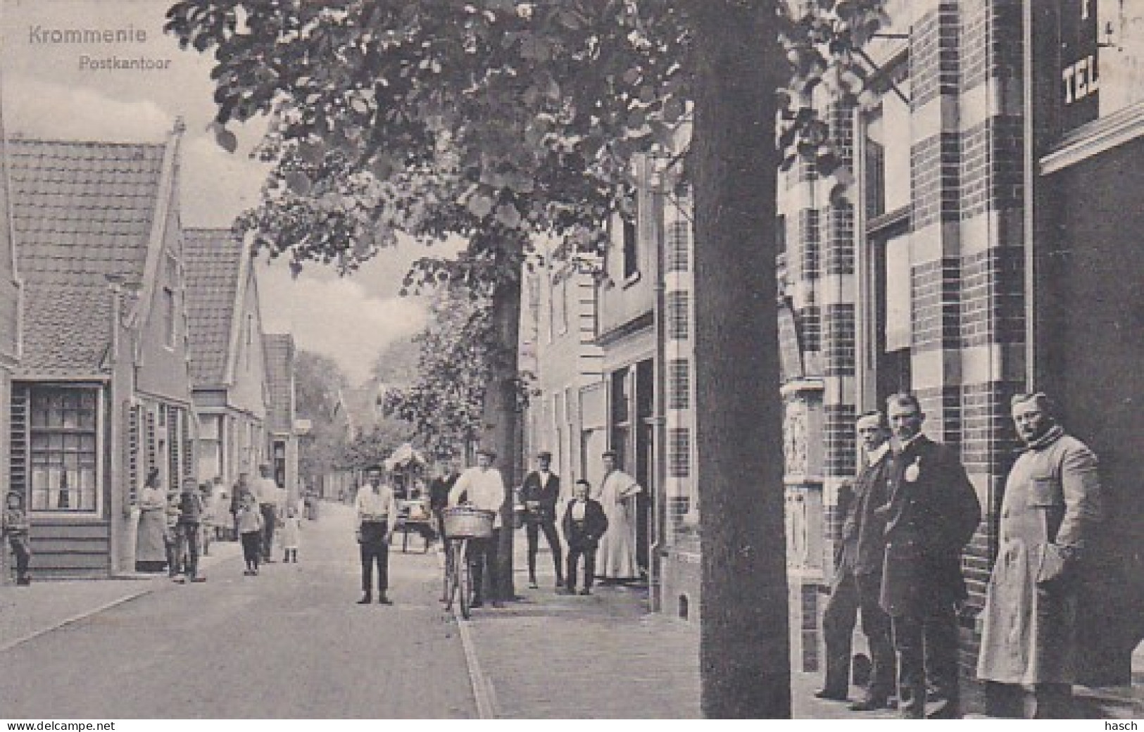 4831103 Krommenie, Postkantoor.(poststempel 1911) - Krommenie