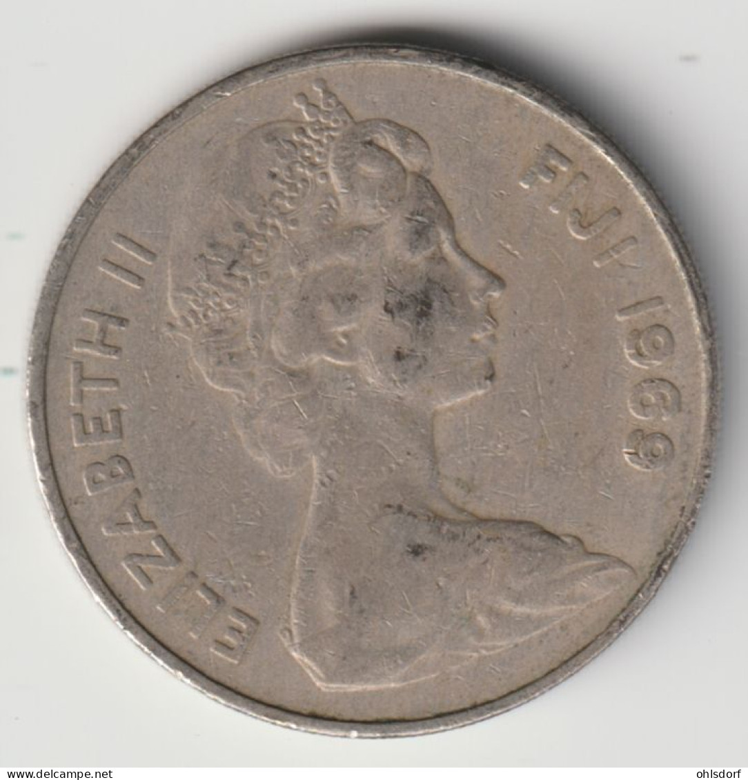 FIJI 1969: 20 Cents, KM 31 - Fiji