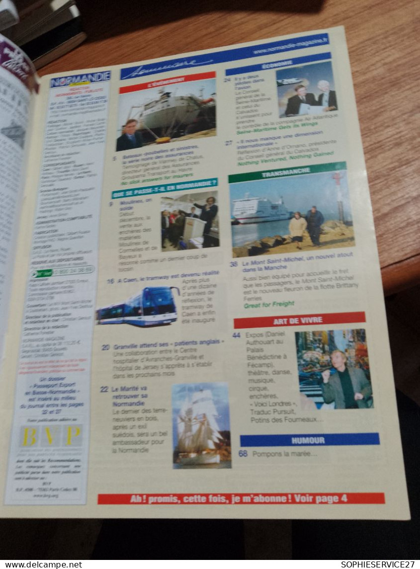 147 // NORMANDIE MAGAZINE 2003 / LE MONT SAINT MICHEL ..... - Tourismus Und Gegenden