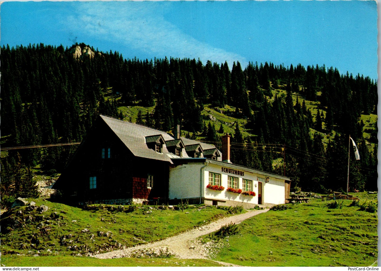 48082 - Niederösterreich - Göstling A. Ybbs , Hochkarschutzhaus , J. Esletzbichler - Gelaufen 1977 - Scheibbs