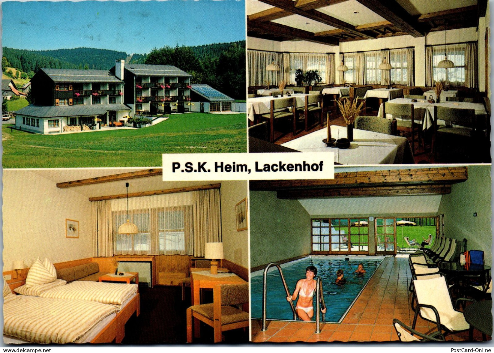 48062 - Niederösterreich - Lackenhof , P.S.K. Heim Ötscherwiese , Mehrbildkarte - Gelaufen 1984 - Gaming