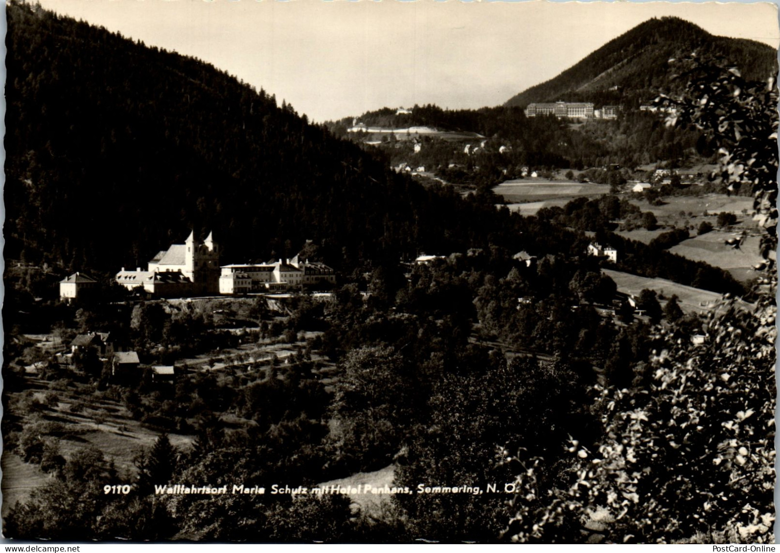 48026 - Niederösterreich - Maria Schutz , Mit Hotel Panhans , Semmering , Panorama - Gelaufen  - Semmering