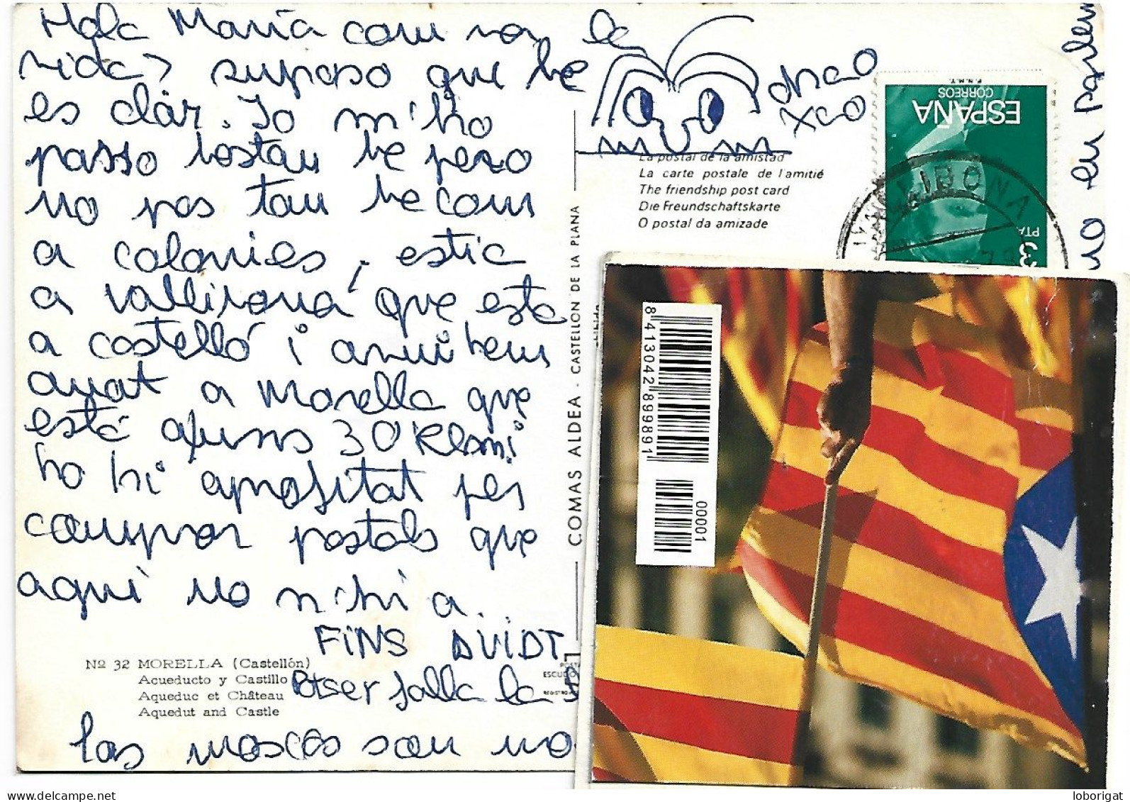 ACUEDUCTO Y CASTILLO / AQUEDUT AND CASTLE.-  MORELLA / CASTELLON.- (ESPAÑA) - Castellón