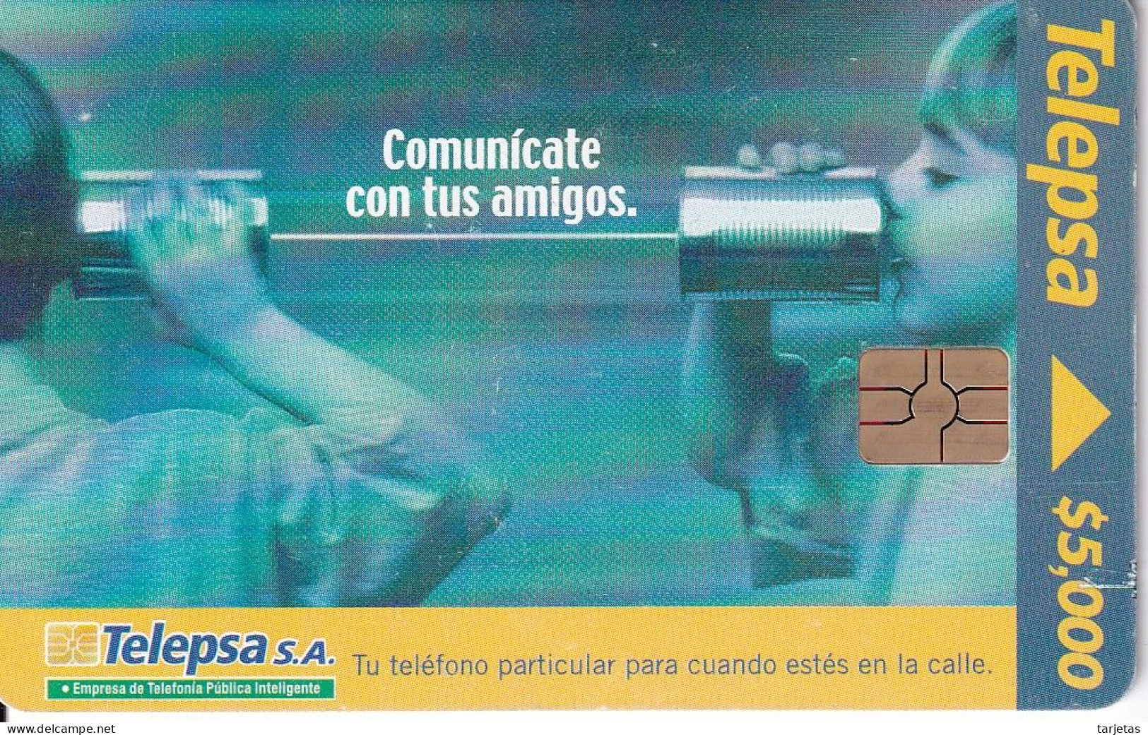 TARJETA DE COLOMBIA DE TELEPSA COMUNICATE CON TUS AMIGOS - Colombia