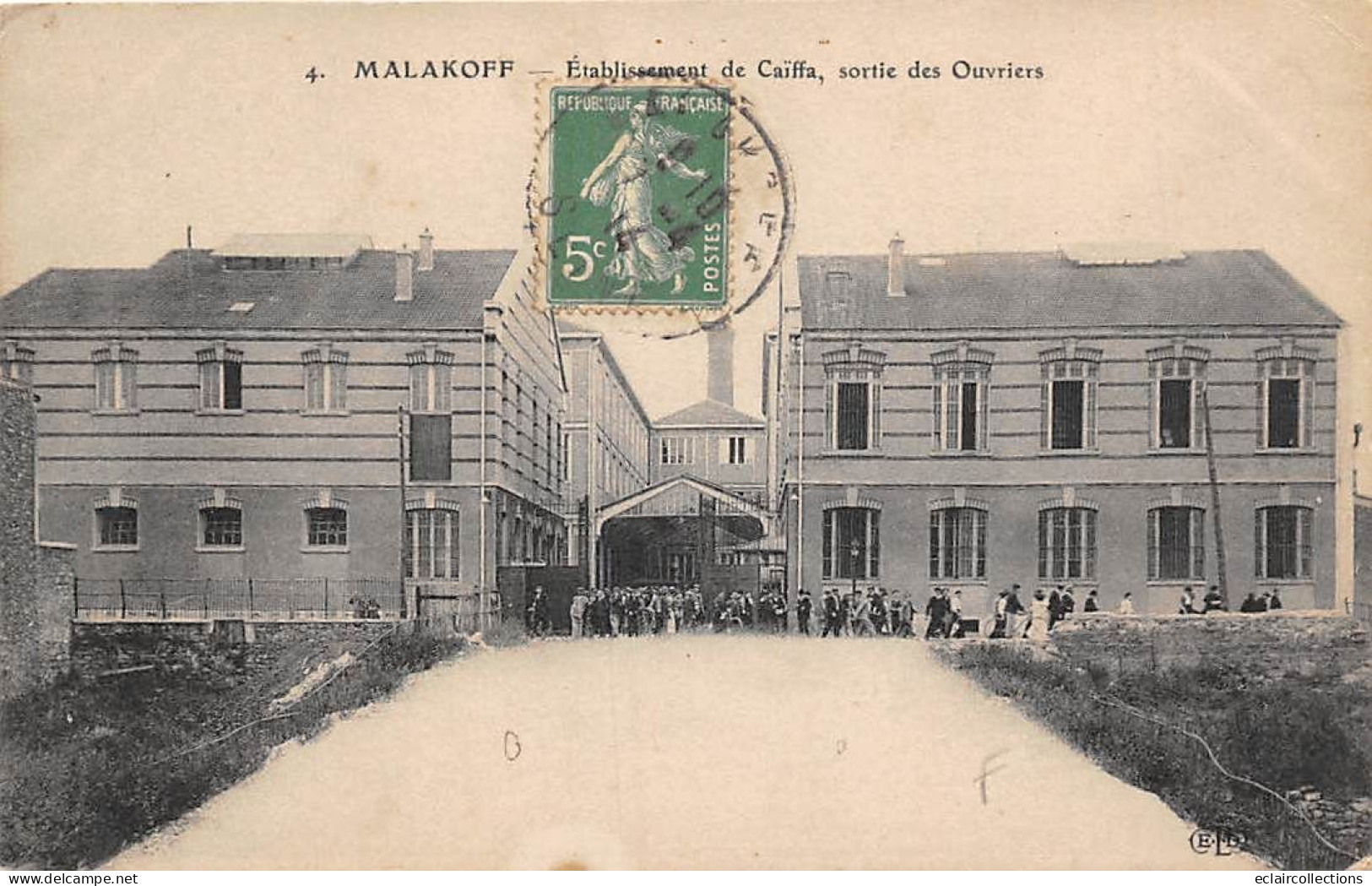 Malakoff         92       Etablissement De Caïffa. Sortie Des Ouvriers       N°4     (voir Scan) - Malakoff