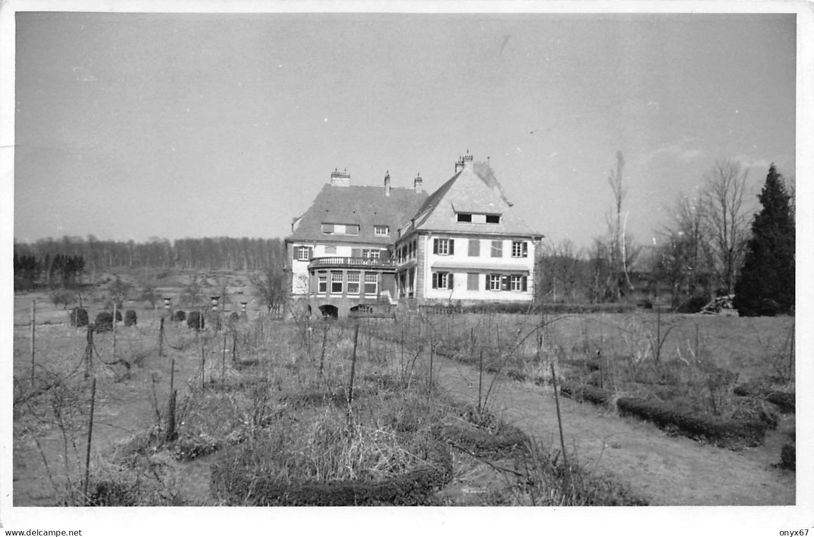 Carte Postale Photo Près De WISSEMBOURG-WEISSENBURG-67-Bas-Rhin-Schloss Graf Pourtales Glashütte Kreis Weissenburg - Wissembourg