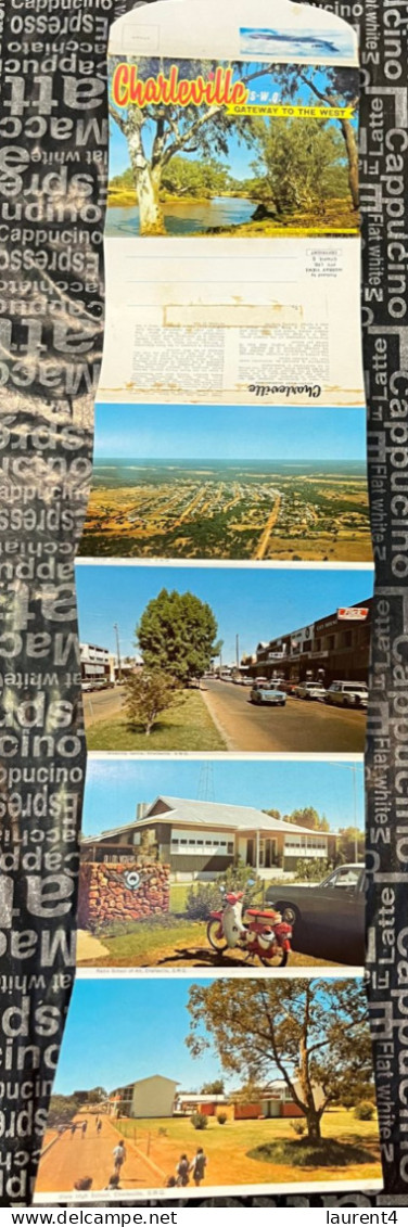 (Booklet 27-12-2023) Postcard Booklet - QLD - Charleville (with Motorbike) - Far North Queensland