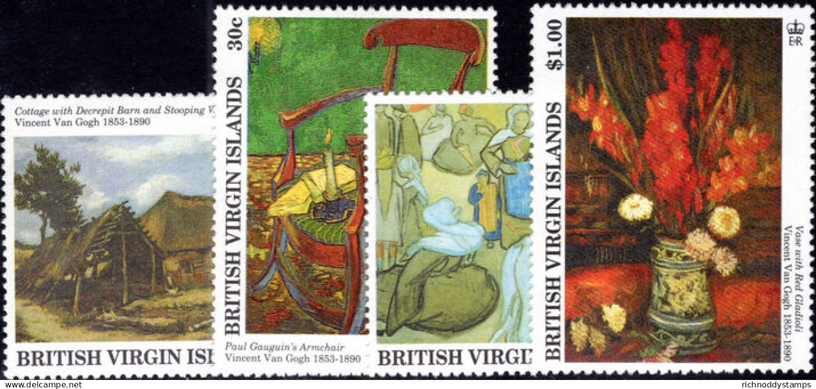 British Virgin Islands 1991 Death Centenary (1990) Of Vincent Van Gogh Unmounted Mint. - British Virgin Islands