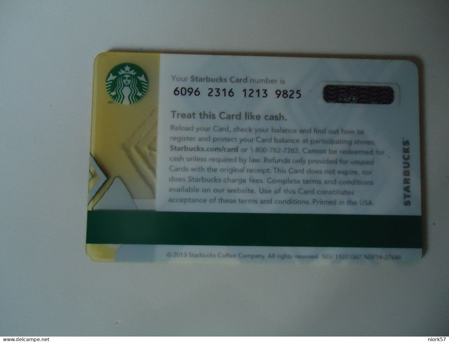 UNITED STATES CARDS CAFE  STARBUCKS - Other & Unclassified