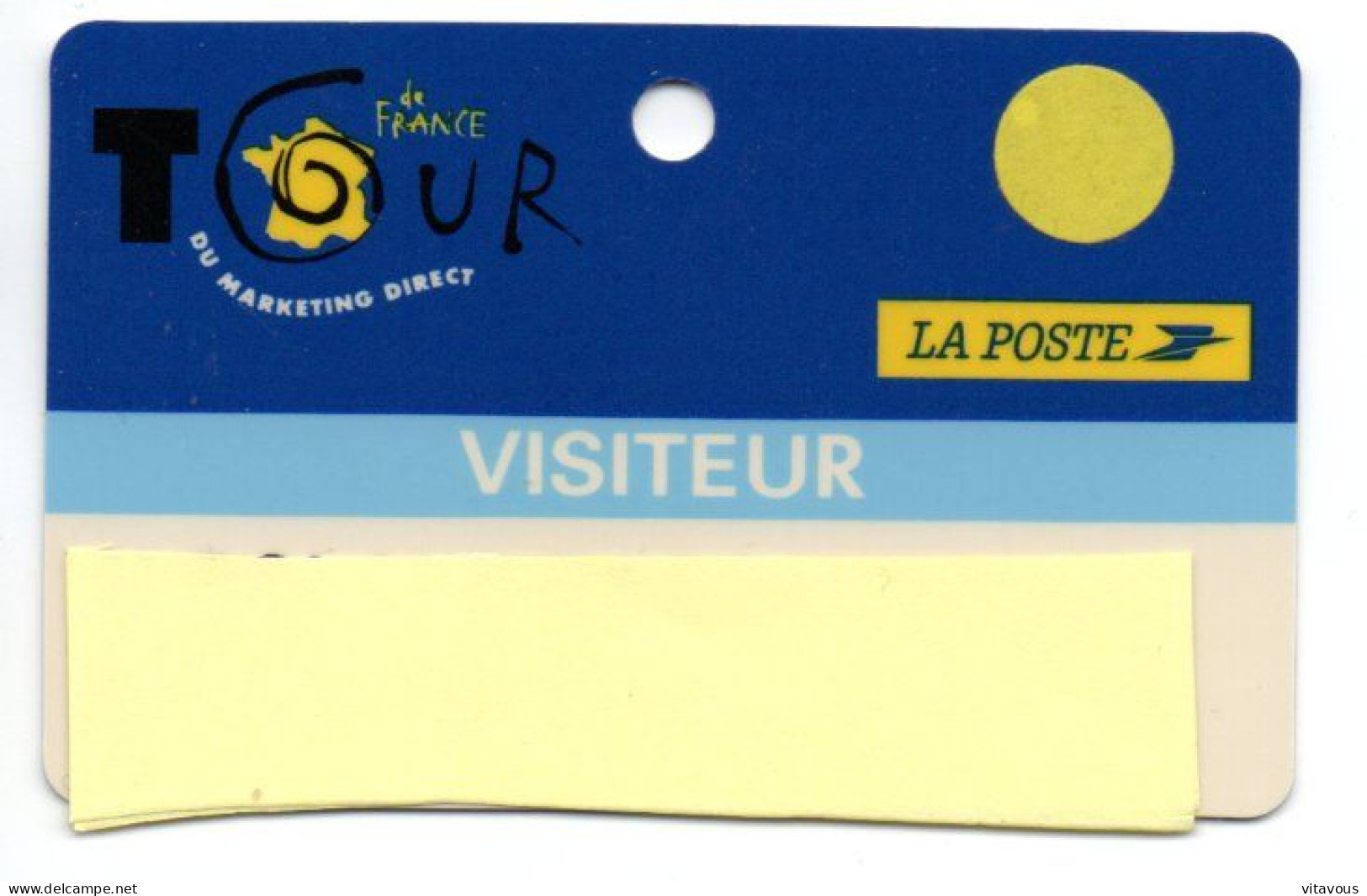 Carte Salon Badge LA POSTE TOUR DE FRANCE Card FRANCE Karte (F 623) - Exhibition Cards