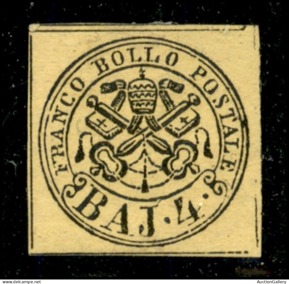 Antichi Stati Italiani - Stato Pontificio - 1864 - 5 Baj (5A) - Gomma Originale - Andere & Zonder Classificatie