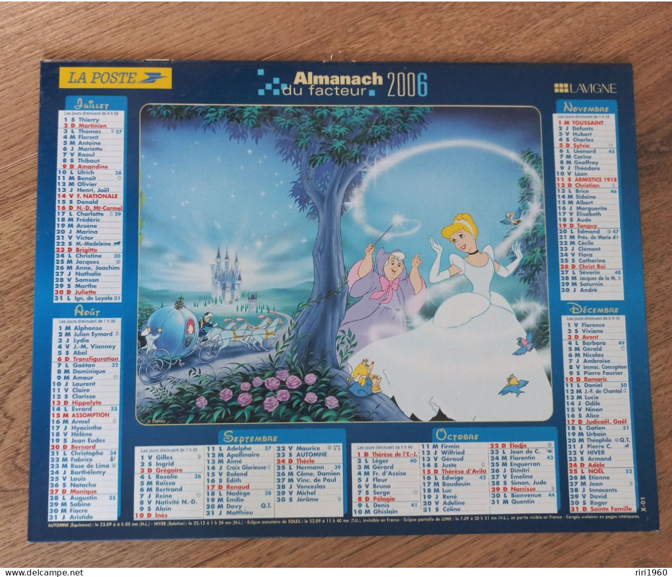 Almanach Du Facteur. Disney. - Grand Format : 2001-...