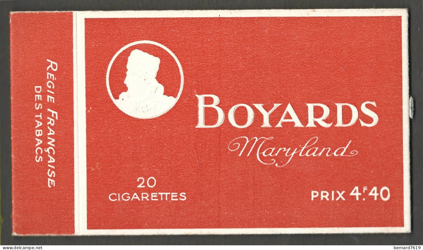 Publicite     Etui   Cigarettes Boyards Maryland - Zigarettenetuis (leer)