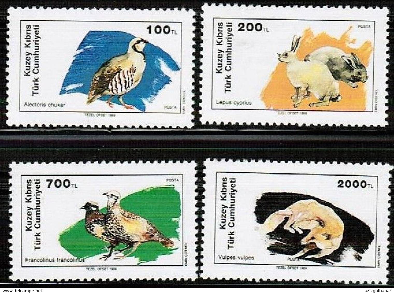 1989 - ANIMALS - BIRDS -RABBIT - GAMES  - TURKISH CYPRUS STAMPS - UMM - - Konvolute & Serien