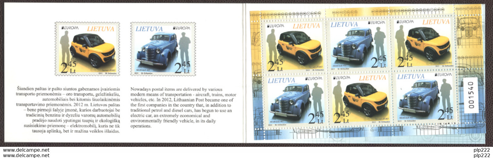 Europa CEPT 2013 Lituania Lietuva Libretto/Booklet **/MNH VF - 2013