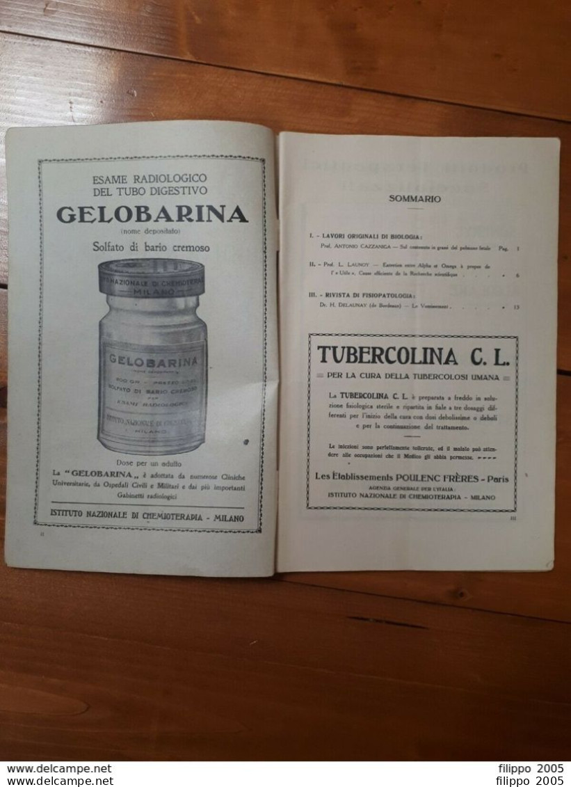 1898 1925 LOTTO 5 RIVISTE MEDICINA CHIRURGIA FARMACIA OSTETRICIA CHEMIOTERAPIA