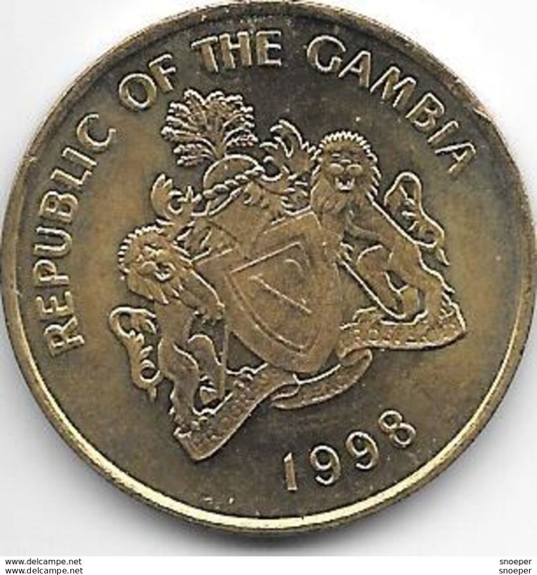 Gambia 10 Bututs 1998  Km 56  Unc - Gambie