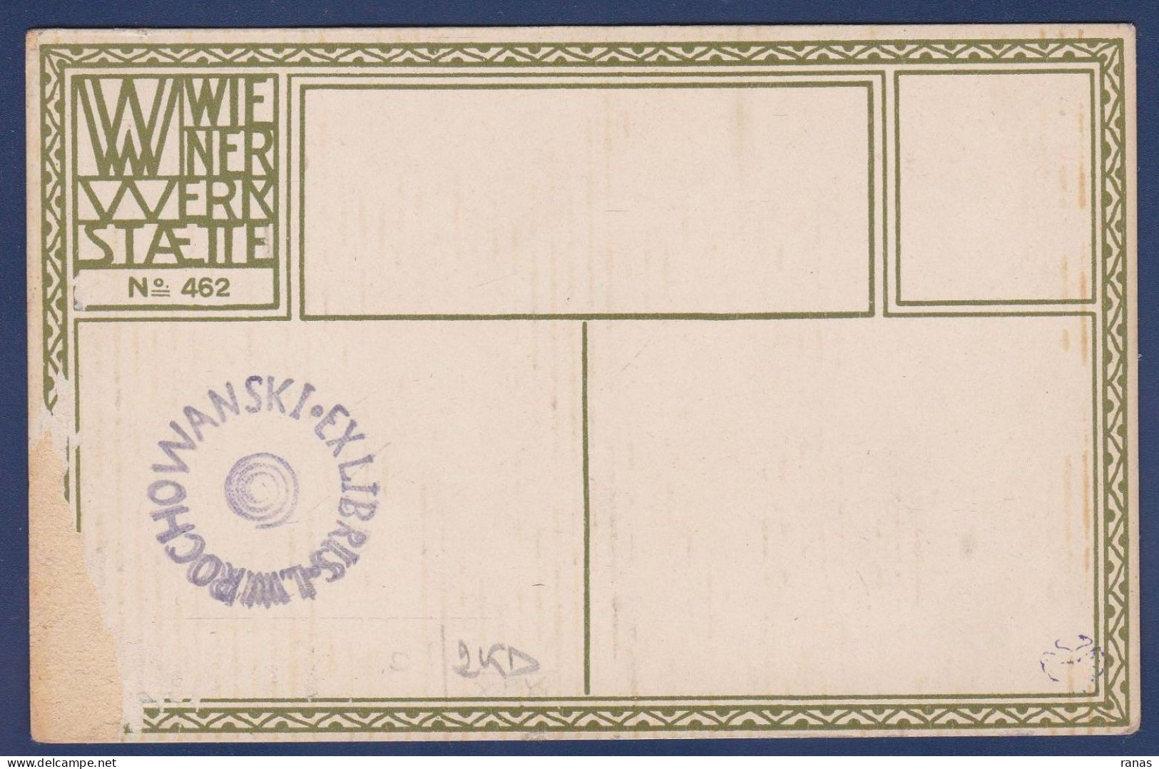 CP Wiener Werkstaetten N° 462 Voir Dos Kuhn - Wiener Werkstaetten