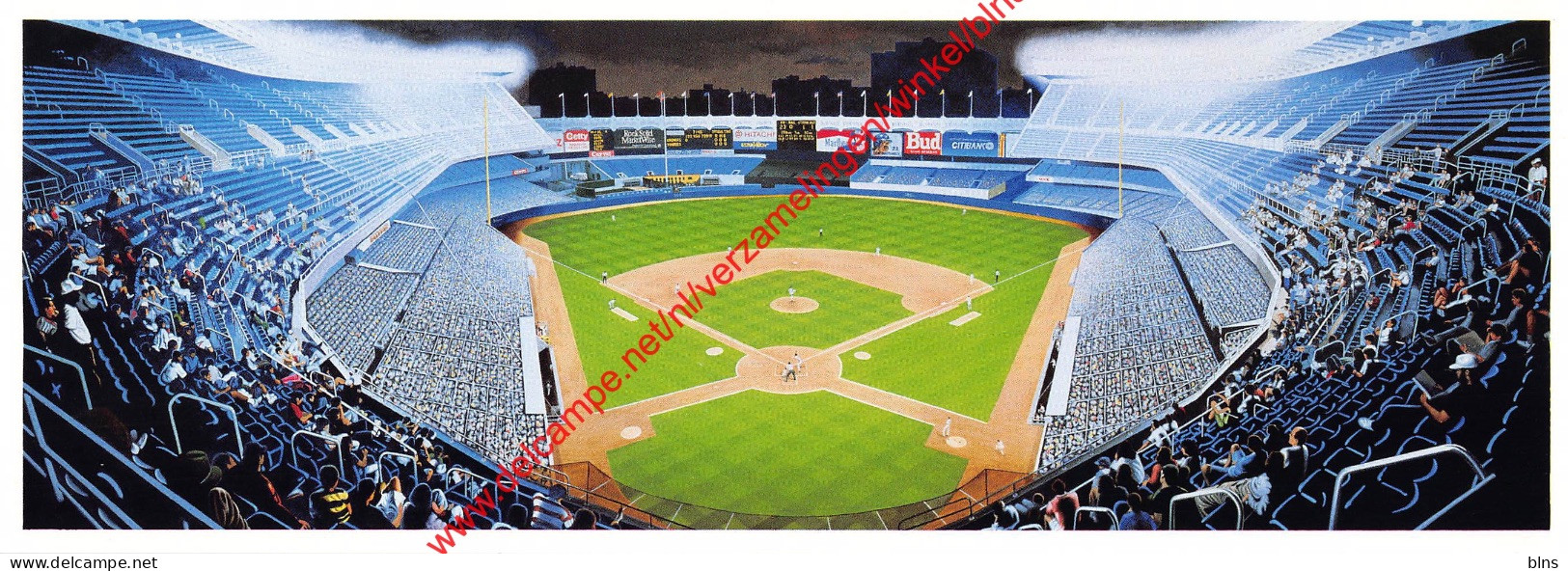 Yankee Stadium Nocturne By Edward Kasper - Baseball - 23x8cm - Baseball