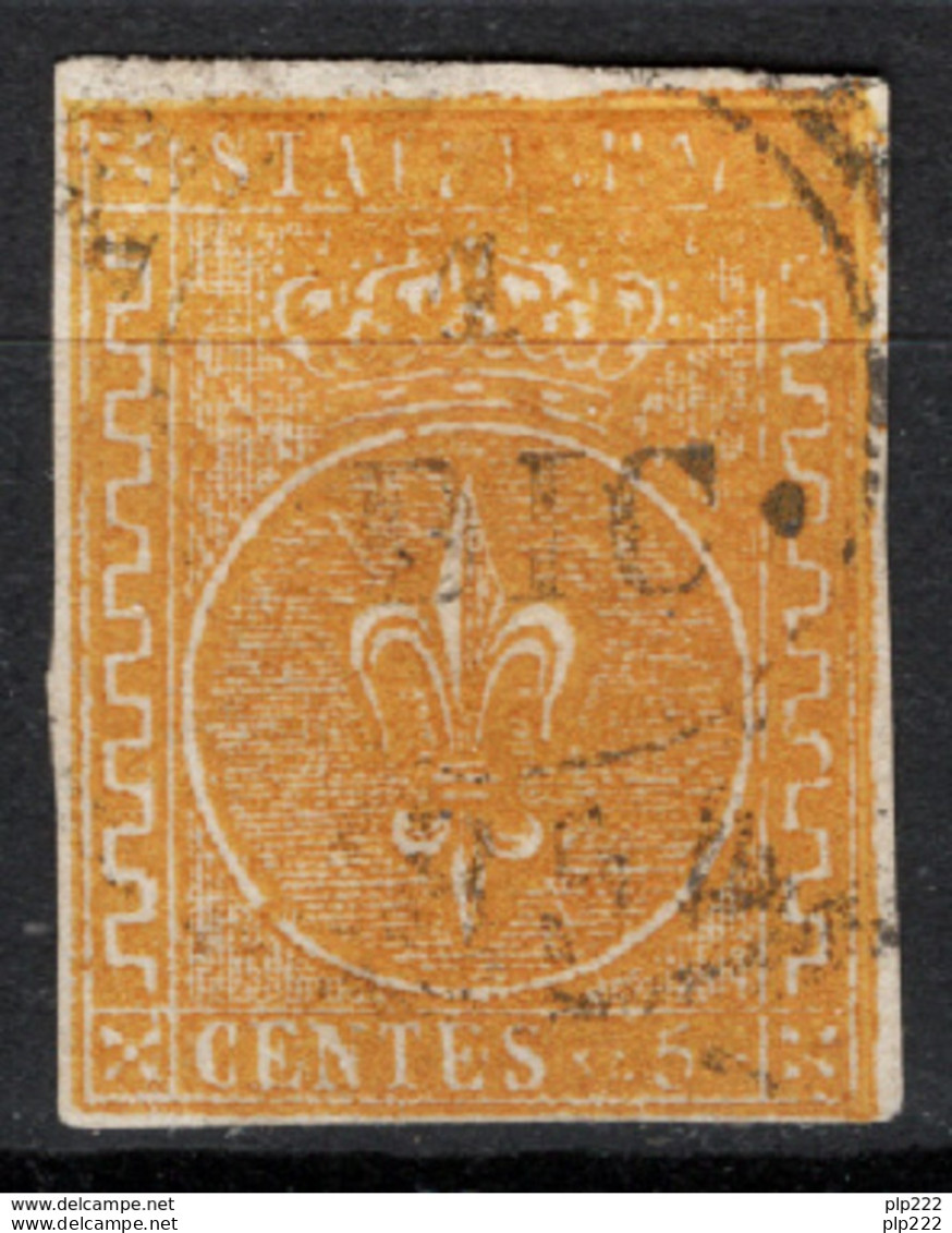 Parma 1853 Sass.6 O/Used VF/F - Cert R.Diena - Parma