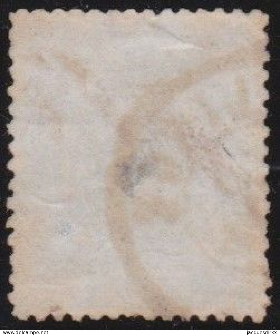Belgie  .   OBP    .    24-A  (2 Scans)    .    O     .   Gestempeld     .   /   .    Oblitéré - 1866-1867 Petit Lion