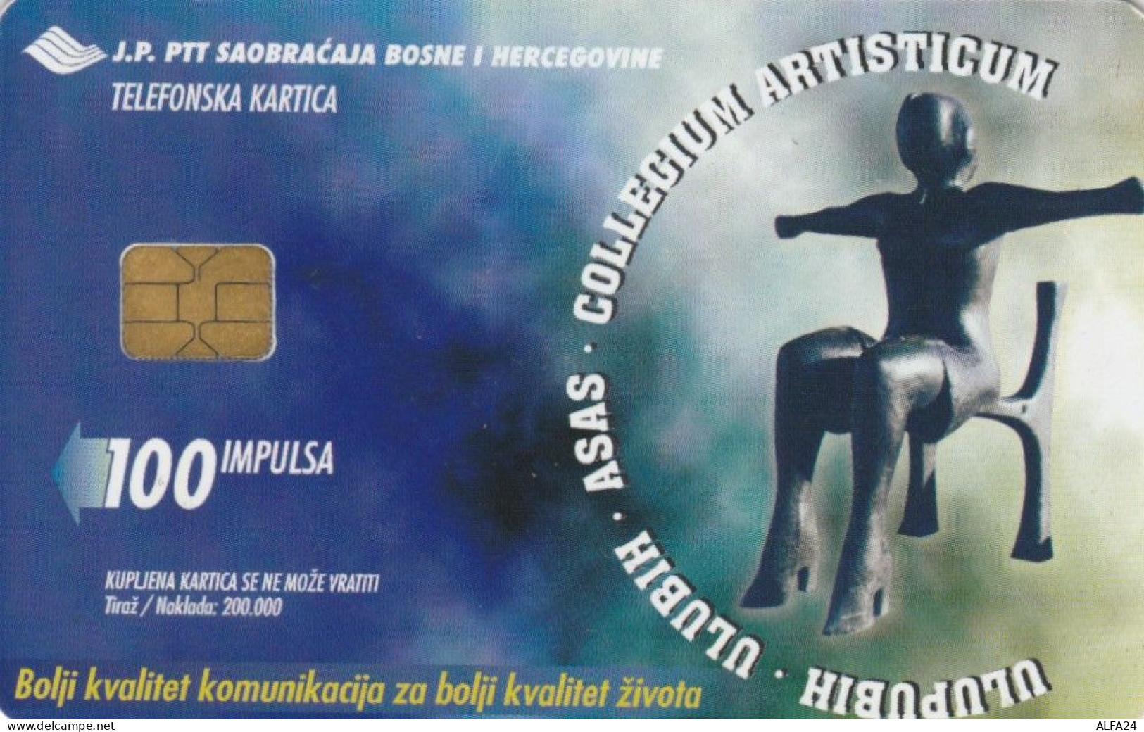 PHONE CARD BOSNIA HERZEGOVINA (E52.19.4 - Bosnia