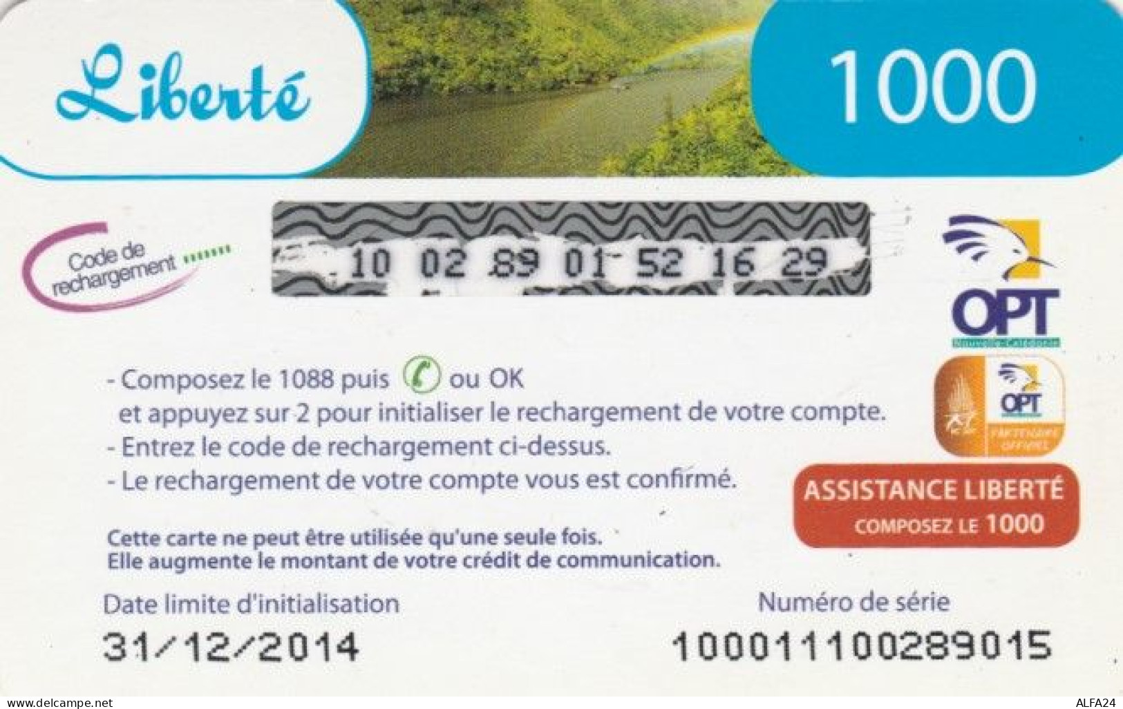 PREPAID PHONE CARD- NUOVA CALEDONIA (E56.12.2 - Nouvelle-Calédonie