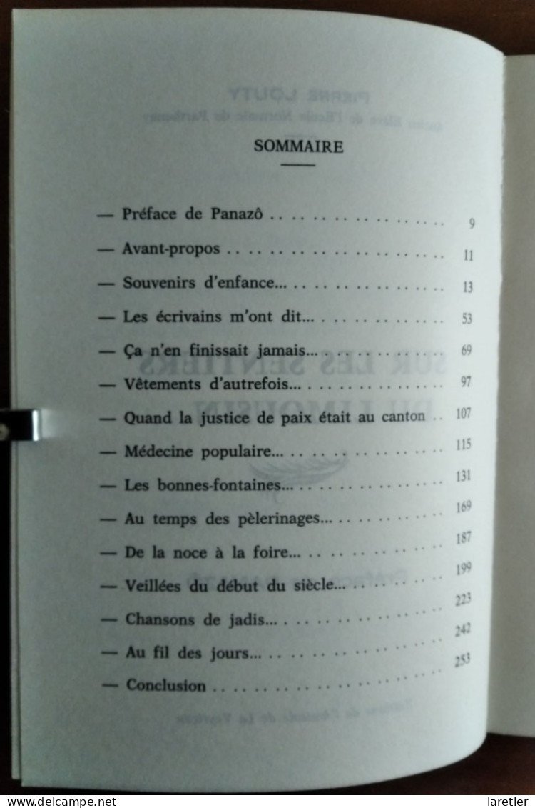 Sur Les Sentiers Du Limousin - Pierre Louty - Préface De Panazô - Dédicace De L'auteur. - Limousin