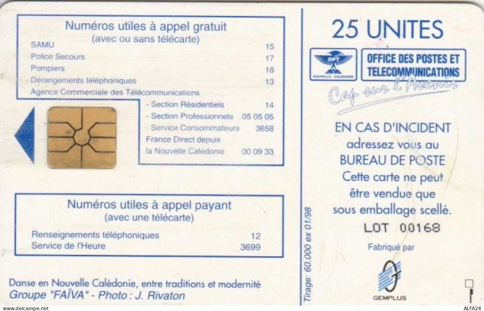 PHONE CARD- NUOVA CALEDONIA (E57.23.5 - Nouvelle-Calédonie