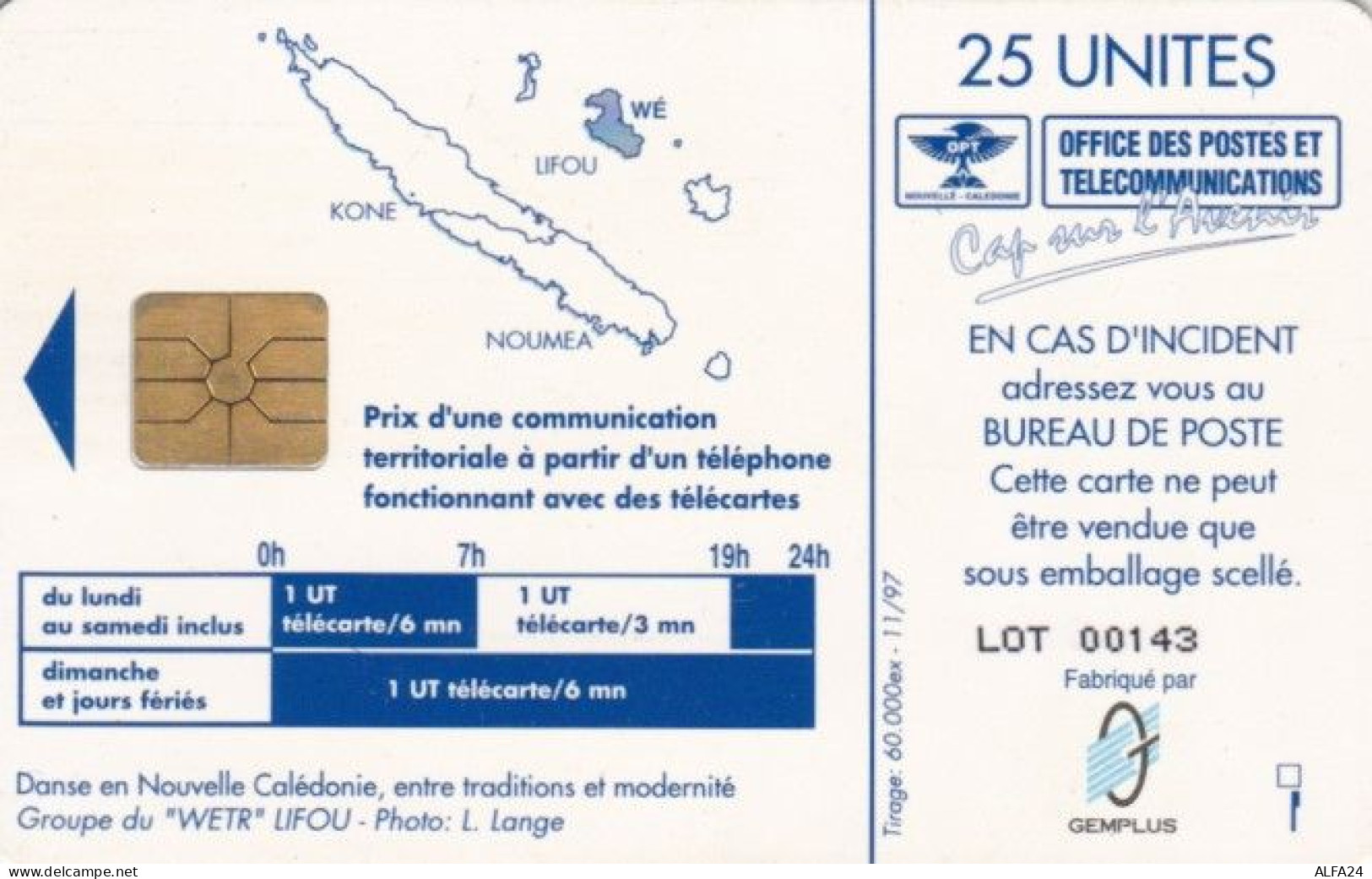 PHONE CARD- NUOVA CALEDONIA (E57.22.7 - Nuova Caledonia