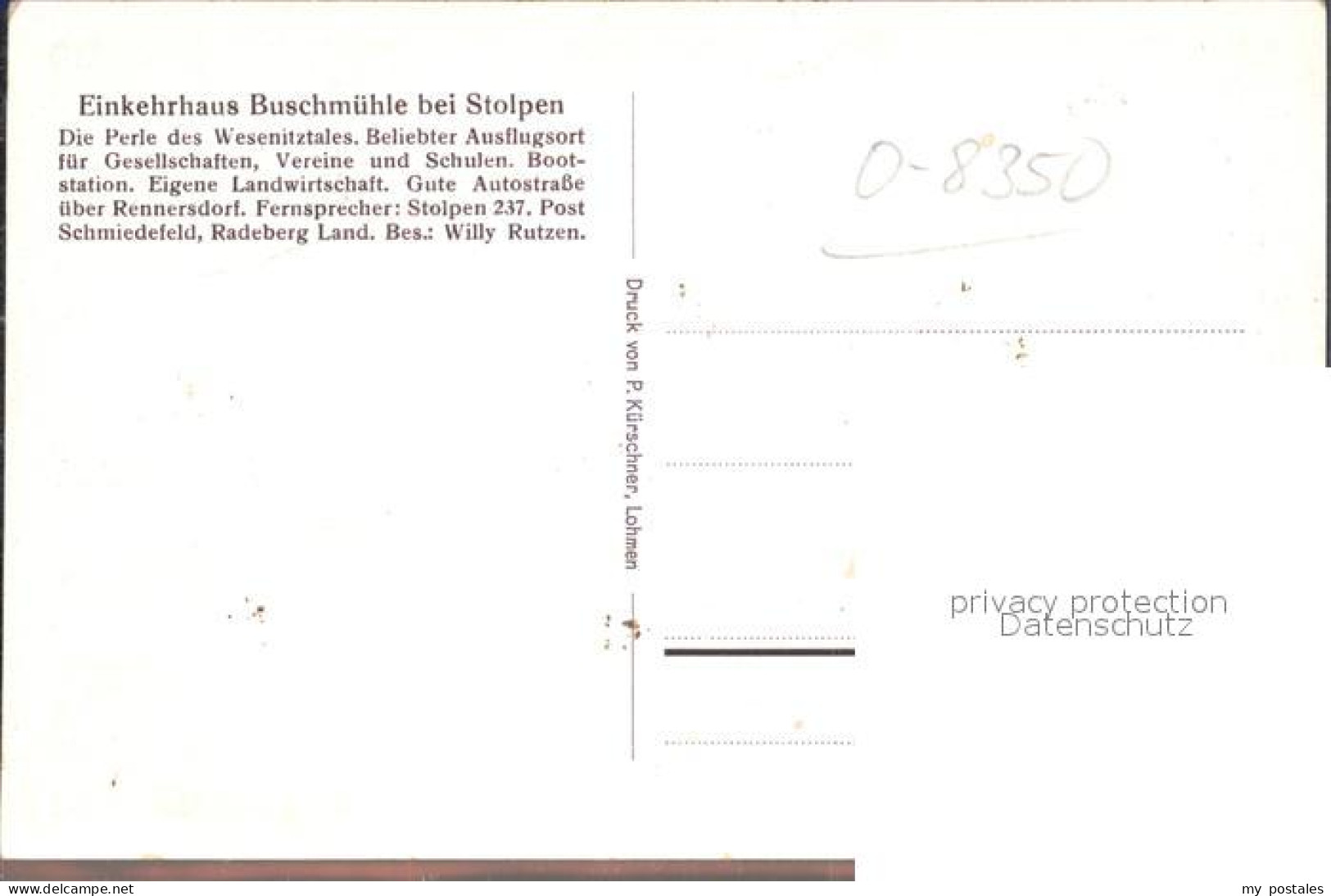 42267930 Stolpen Einkehrhaus Buschmuehle Stolpen - Stolpen