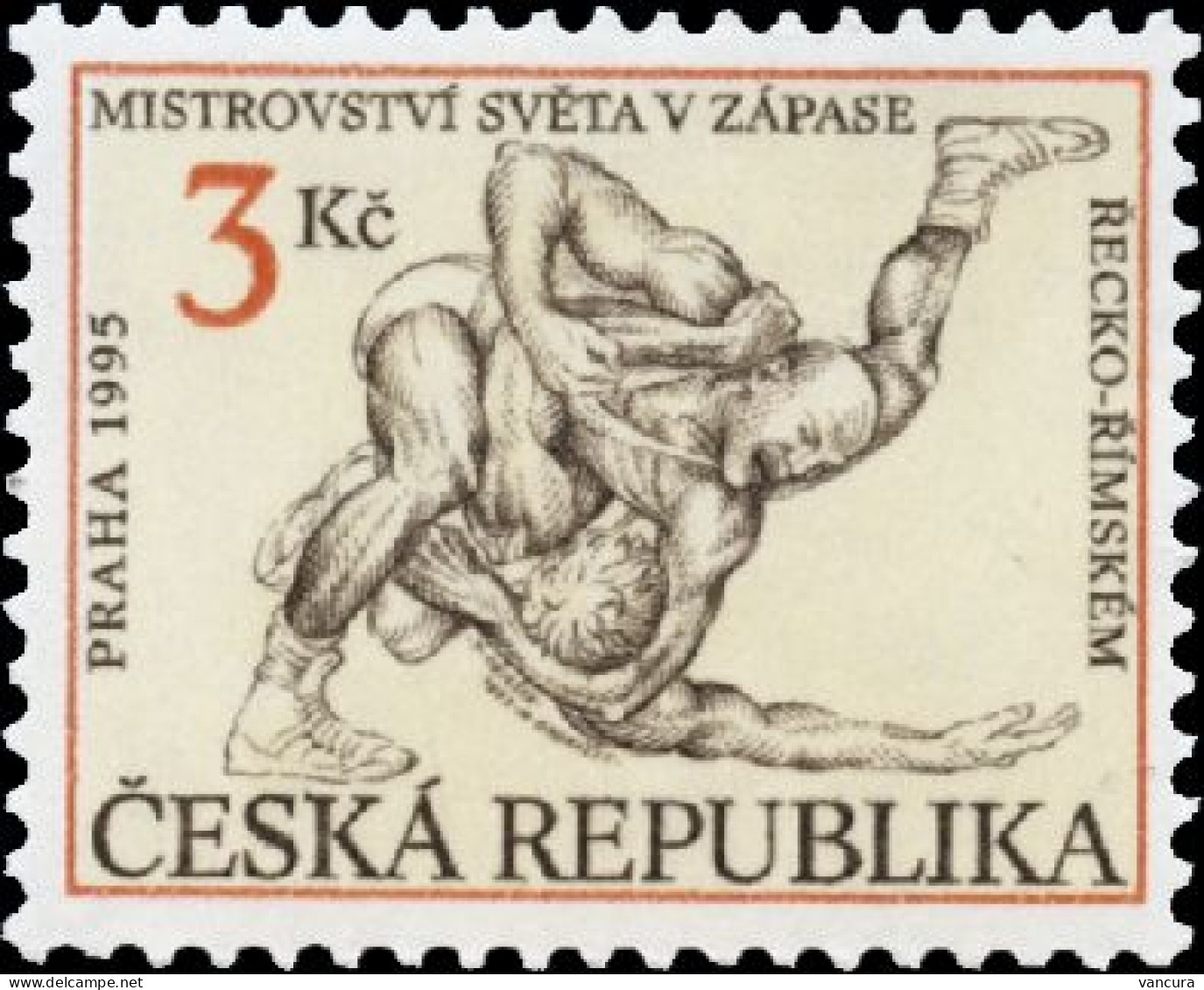 ** 86 Czech Republic WORLD CHAMPIONSHIP IN GRECO-ROMAN WRESTLING, PRAGUE 1995 - Lutte