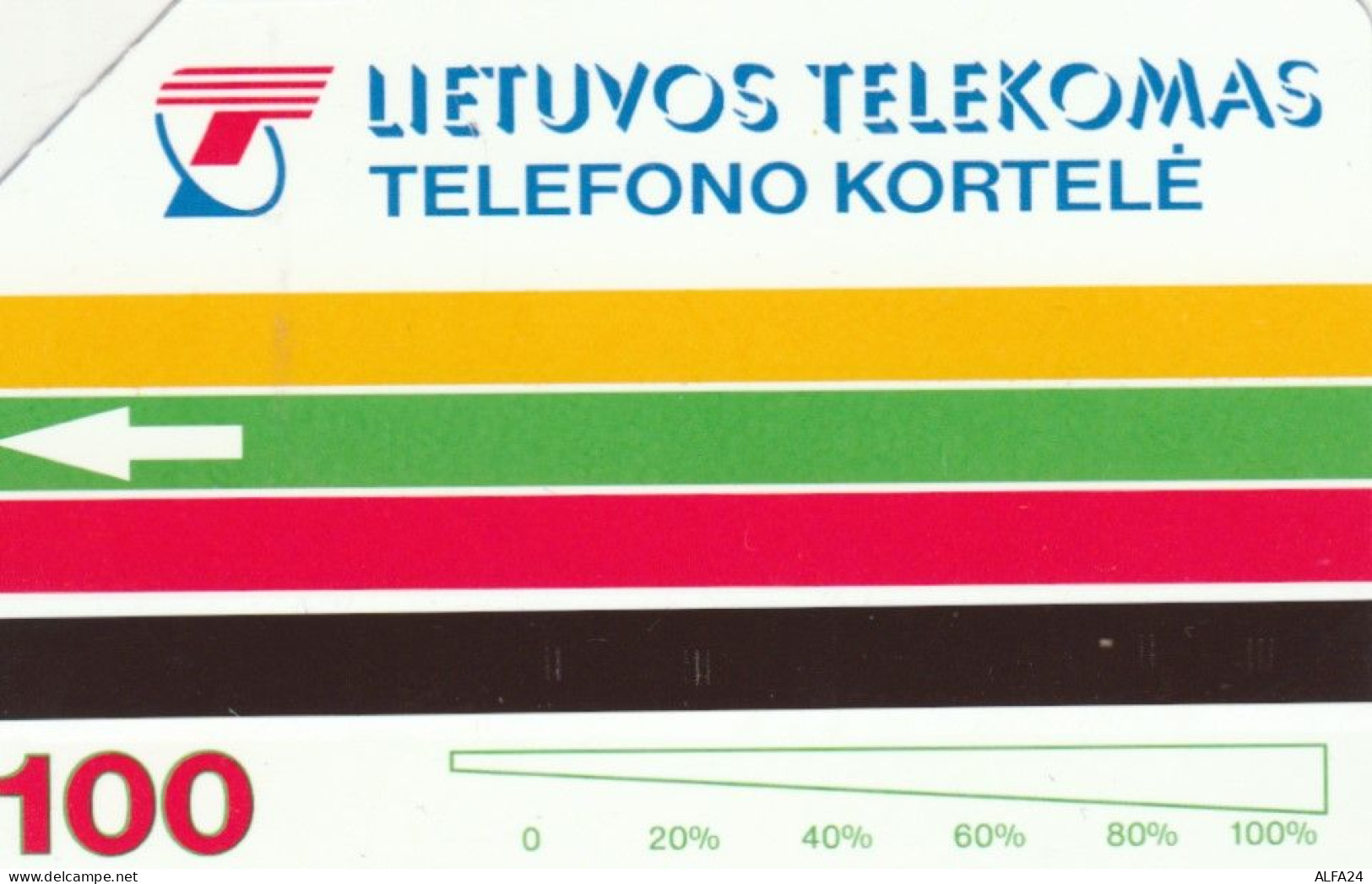 PHONE CARD LITUANIA (E66.4.1 - Lithuania