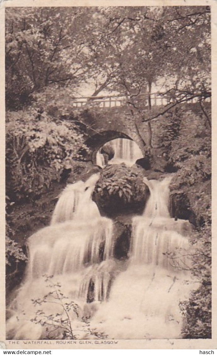 4874445Glasgow, The Waterfall Rouken Glen.(See Corners)  - Lanarkshire / Glasgow