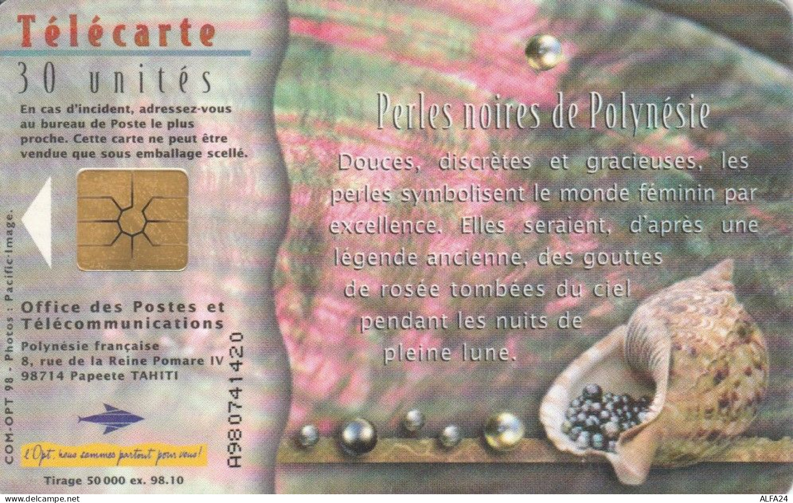 PHONE CARD POLINESIA FRANCESE (E75.6.3 - Polinesia Francese