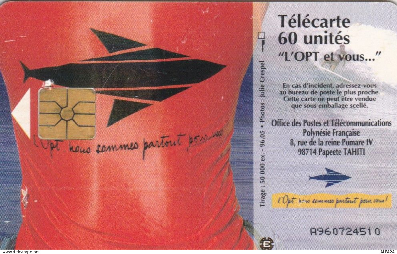 PHONE CARD POLINESIA FRANCESE (E75.4.7 - Polinesia Francese