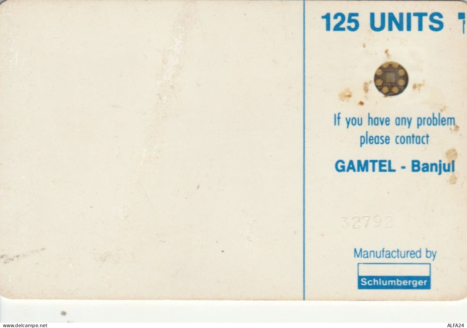 PHONE CARD GAMBIA (E78.37.3 - Gambie