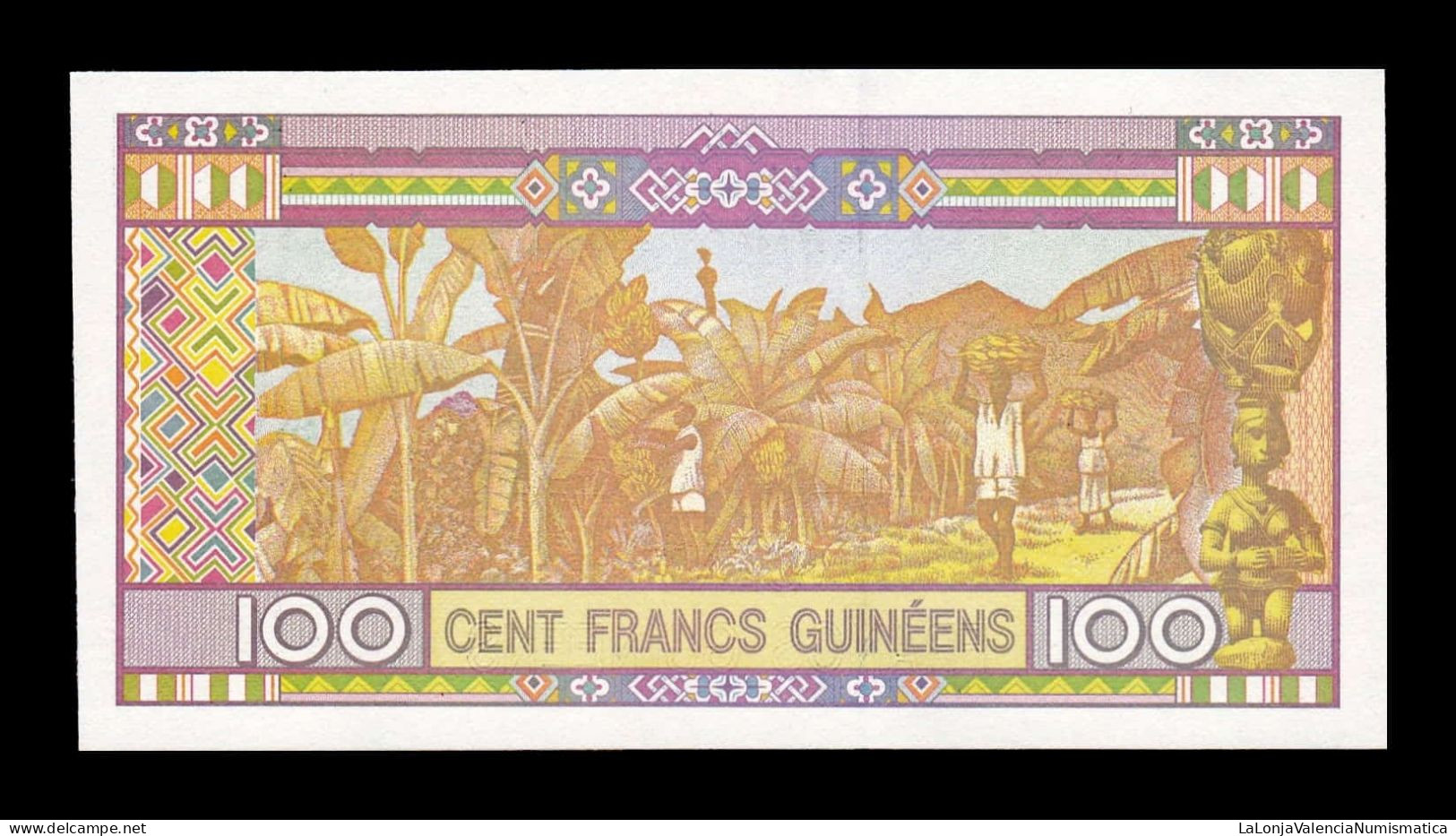 Guinea 100 Francs 2012 Pick 35b Sc Unc - Guinea