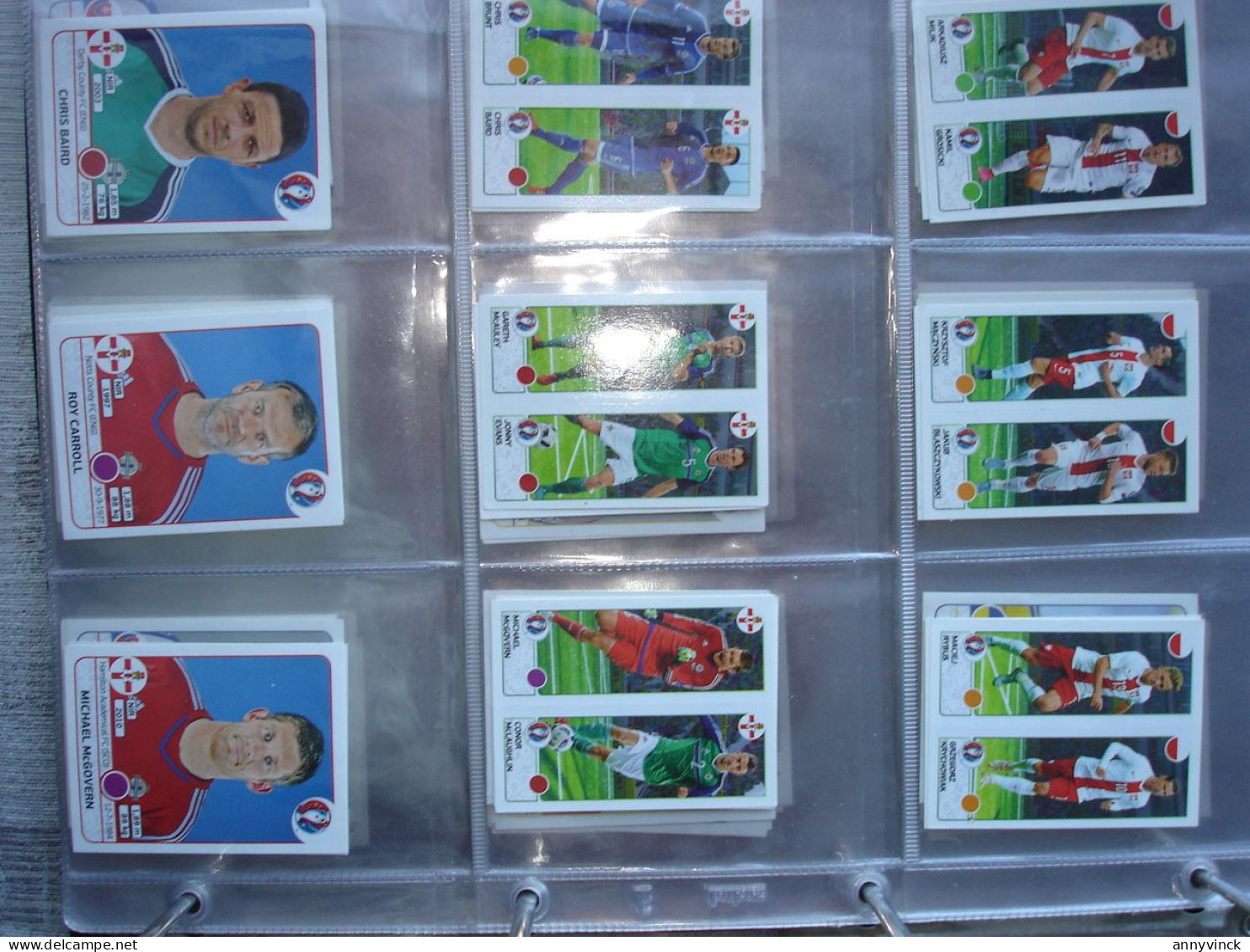 Panini & Familie 680 losse stickers Euro 2008/2016, Fifa world 2018 met dubbels & Red Devils reeks 2014 volledig