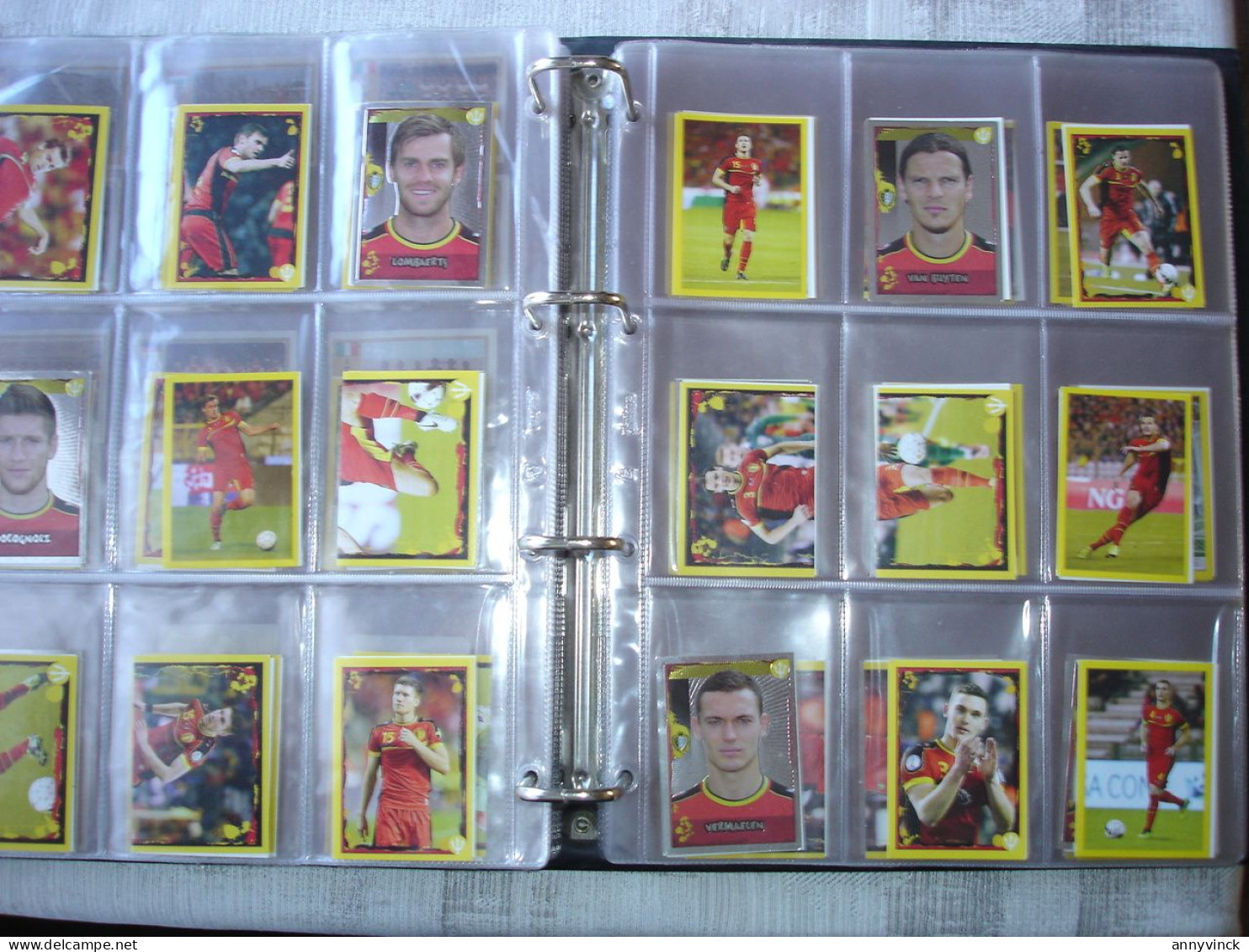 Panini & Familie 680 losse stickers Euro 2008/2016, Fifa world 2018 met dubbels & Red Devils reeks 2014 volledig