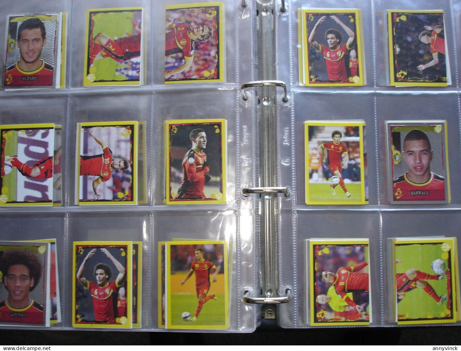 Panini & Familie 680 losse stickers Euro 2008/2016, Fifa world 2018 met dubbels & Red Devils reeks 2014 volledig