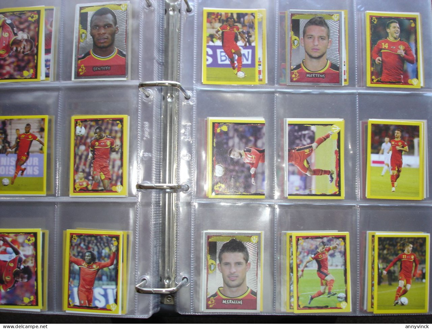 Panini & Familie 680 losse stickers Euro 2008/2016, Fifa world 2018 met dubbels & Red Devils reeks 2014 volledig