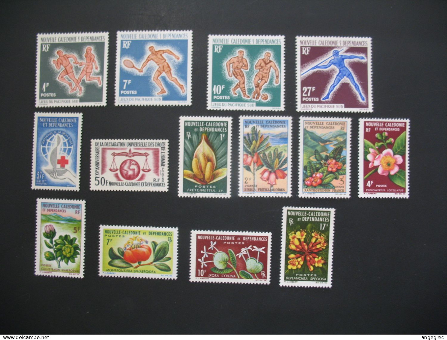 Nouvelle-Calédonie 1963 à 1965 Stamps French Colonies N° 308 à 321 Neuf ** Cote : 82 € - Ungebraucht