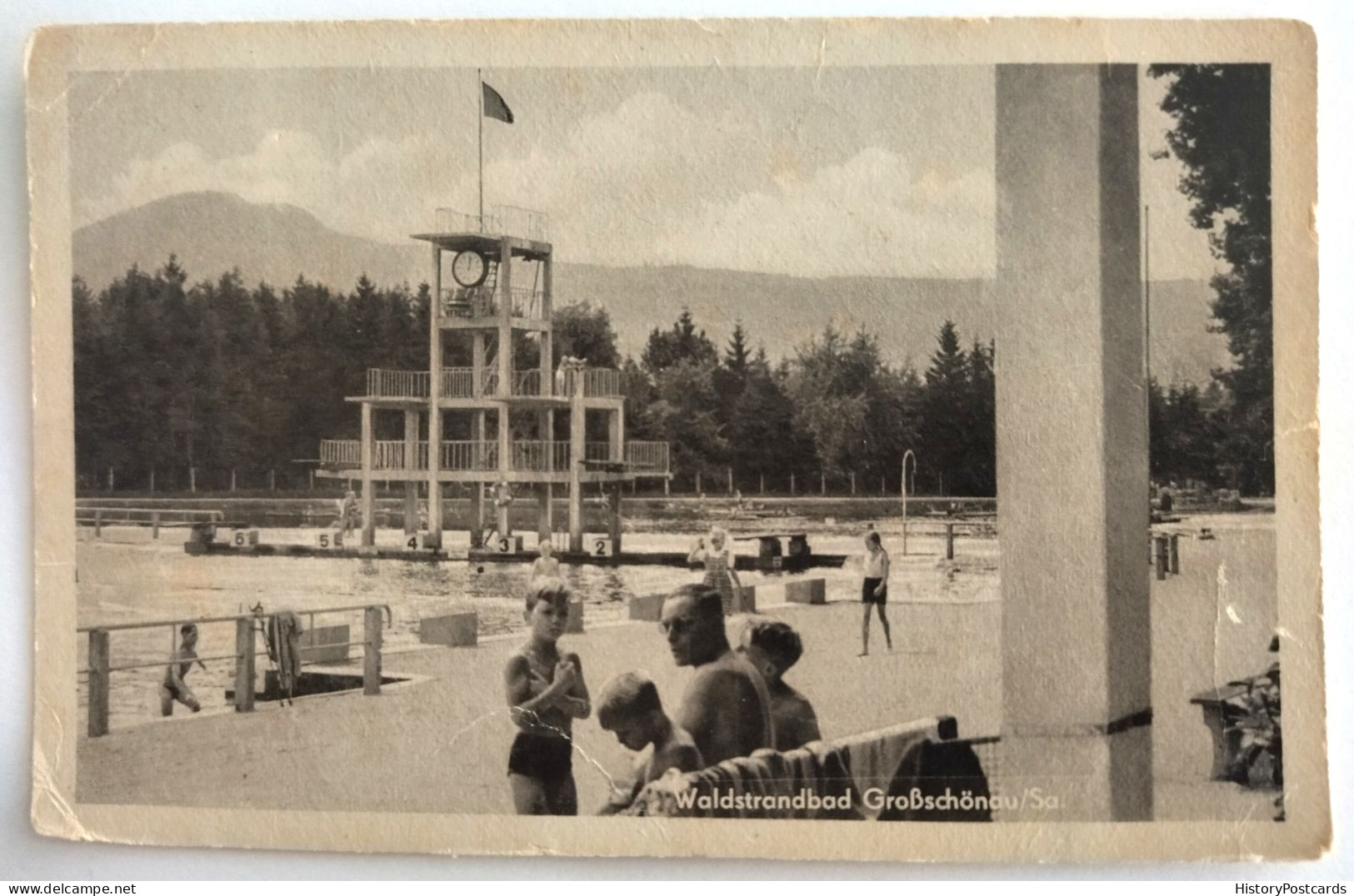 Grossschönau, Waldstrandbad, 1953 - Grossschoenau (Sachsen)