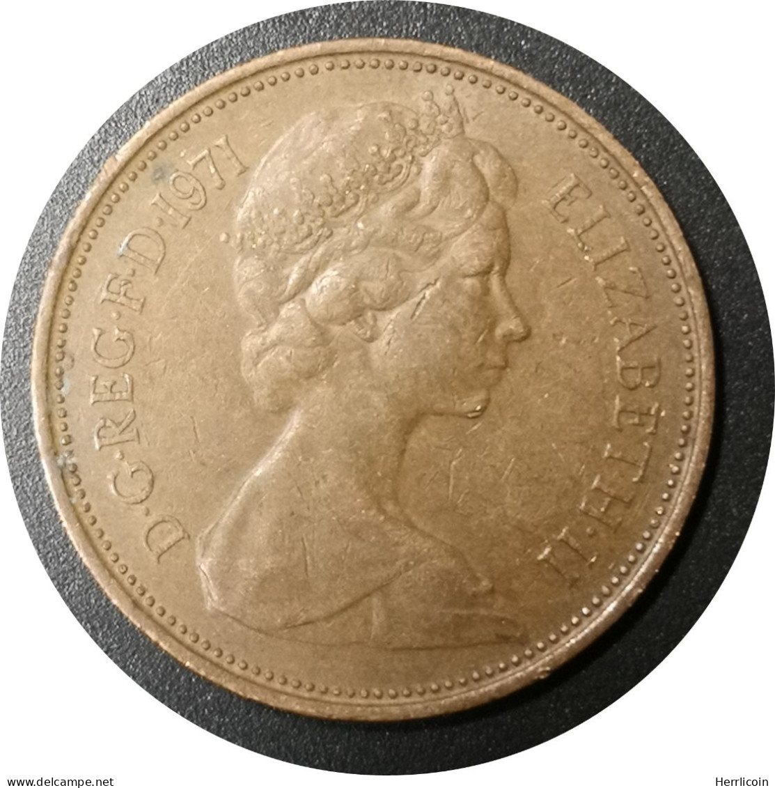 1971 - 2 New Pence Elizabeth II 2e Effigie - Royaume Uni - 2 Pence & 2 New Pence
