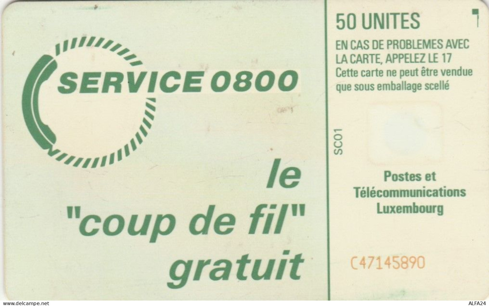 PHONE CARD LUSSEMBURGO (E87.8.4 - Luxemburg