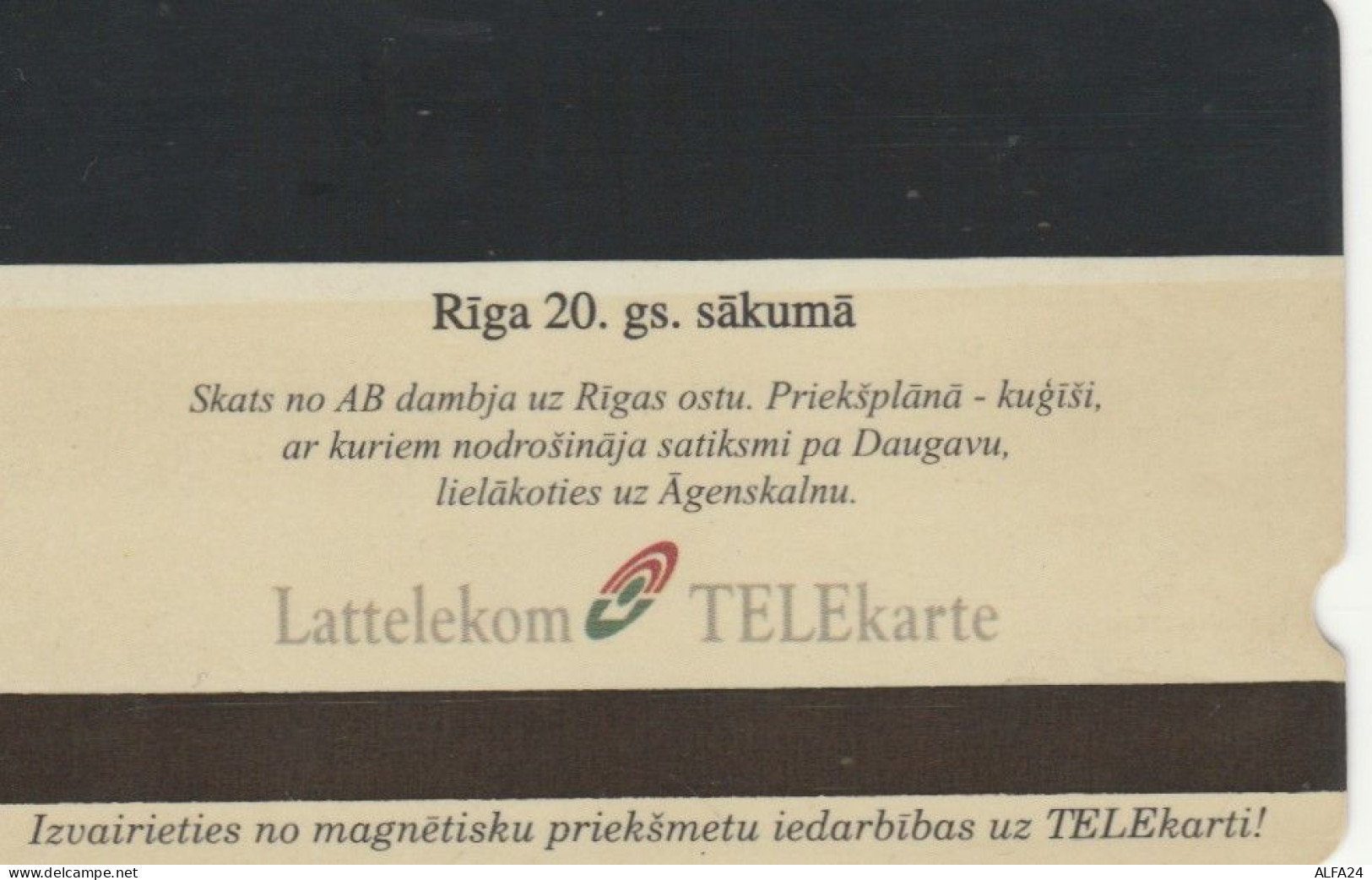 PHONE CARD LETTONIA (E88.12.1 - Lettonia