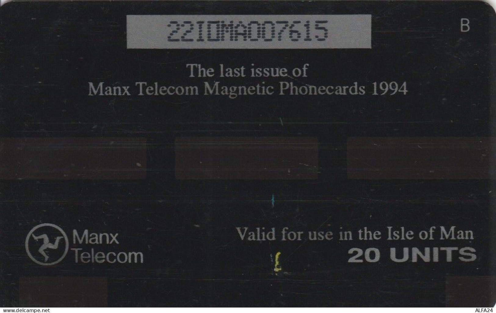 PHONE CARD ISOLA MAN (E89.15.7 - Eiland Man