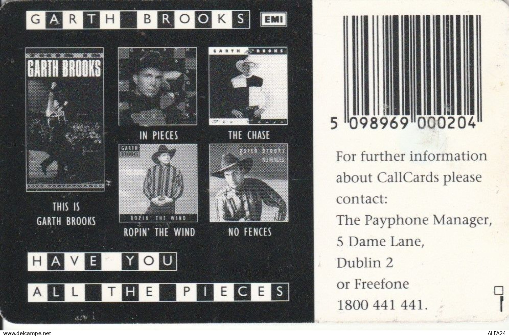 PHONE CARD EIRE  (E91.25.7 - Irlande