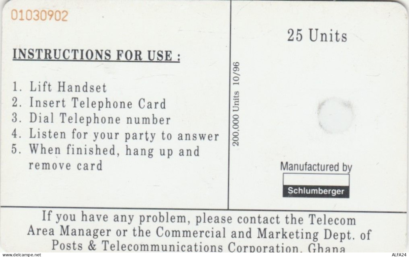 PHONE CARD GHANA  (E93.23.6 - Ghana